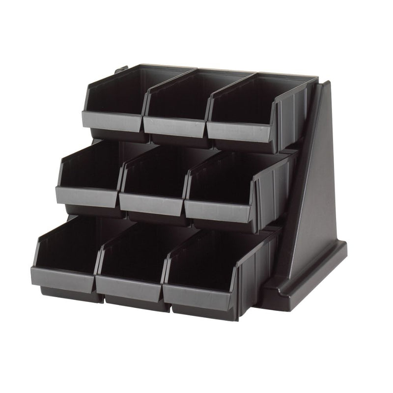 Cambro 9RS9 - 20"W Versa Organizer Rack - (9) Bins in (3) Rows - Choose Color