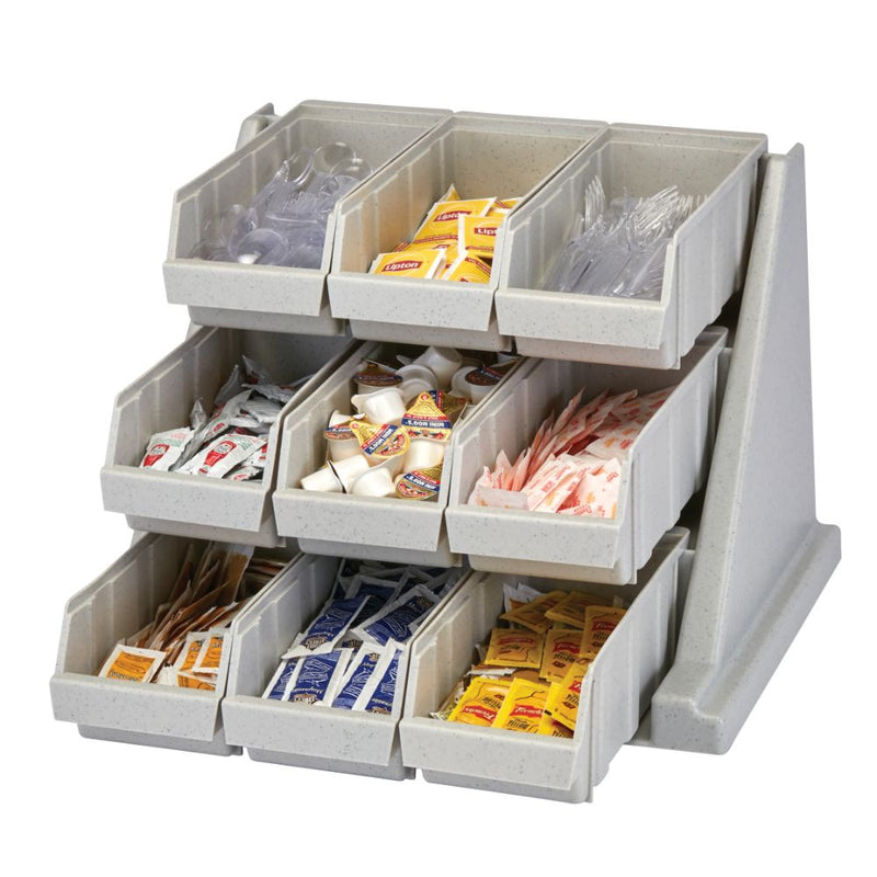 Cambro 9RS9 - 20"W Versa Organizer Rack - (9) Bins in (3) Rows - Choose Color