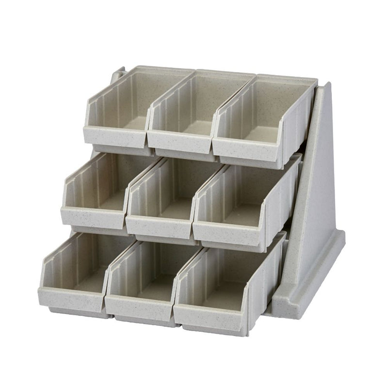 Cambro 9RS9 - 20"W Versa Organizer Rack - (9) Bins in (3) Rows - Choose Color