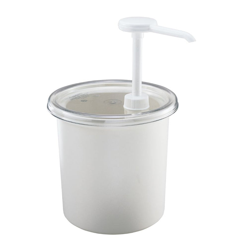 Cambro CFPSRC10135 - Standard Pump and Cover - For ColdFest Crocks - Clear