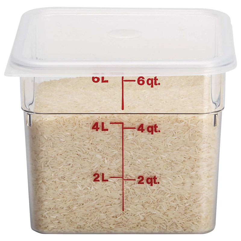 Cambro SFC6SCPP190 - Seal Cover - For 6 or 8 Qt. CamSquare Classic - Translucent