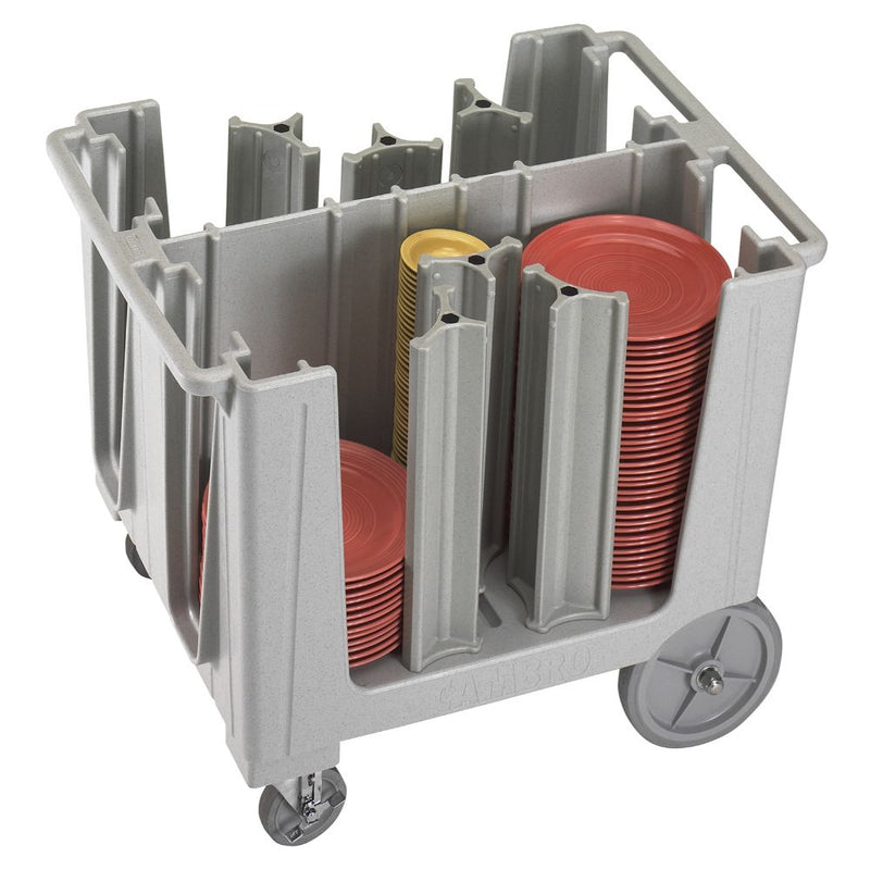 Cambro ADCS - 28"W Dish Cart - Adjustable Size - (6) Columns - Choose Color