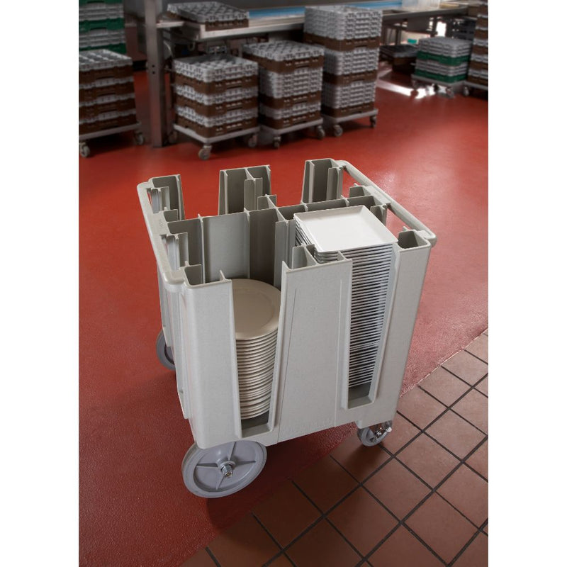 Cambro DCS1125 - 27"W Dish Cart - Up to 11.25" Diam. - (4) Columns - Choose Color