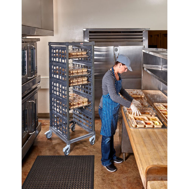 Cambro UPR1826FP20580 - Full-Size Sheet Pan Rack - (20) Pans - Composite Plastic - Brushed Graphite