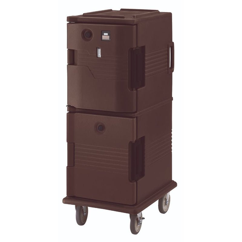 Cambro UPCHT800 - 20"W Food Pan Carrier - Front Load - 2 Compartments, (1) Heated - Choose Color