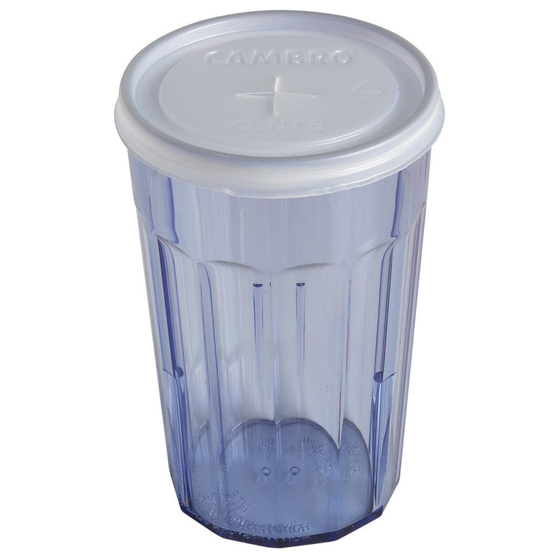 Cambro CLNT8190 - Disposable CamLid - Fits 8 Oz. Newport Tumbler - Translucent