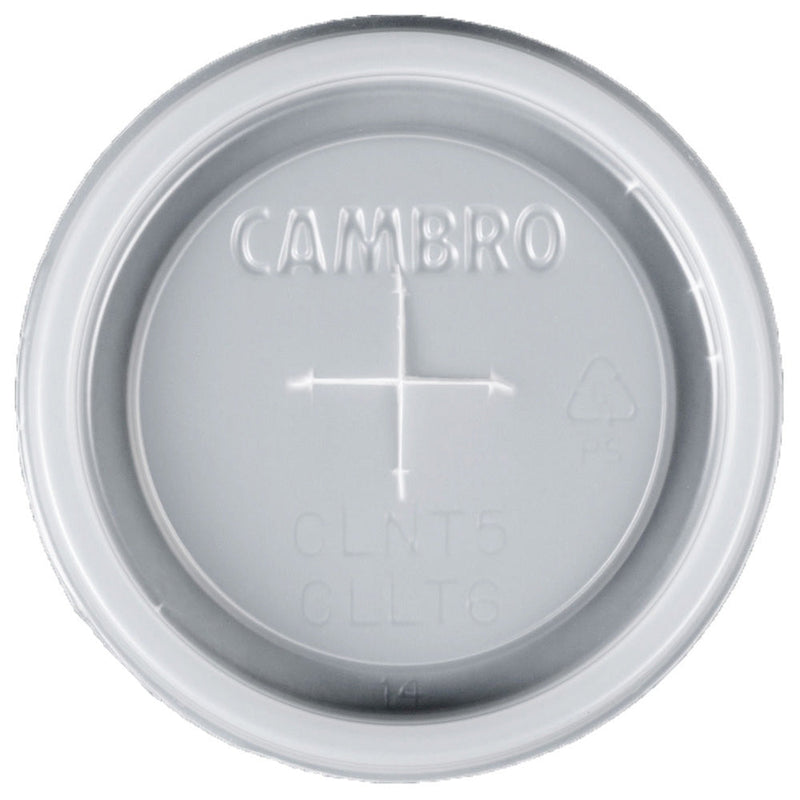 Cambro CLLT6190 - Disposable CamLid - Fits 6 Oz. Laguna Tumbler - Translucent