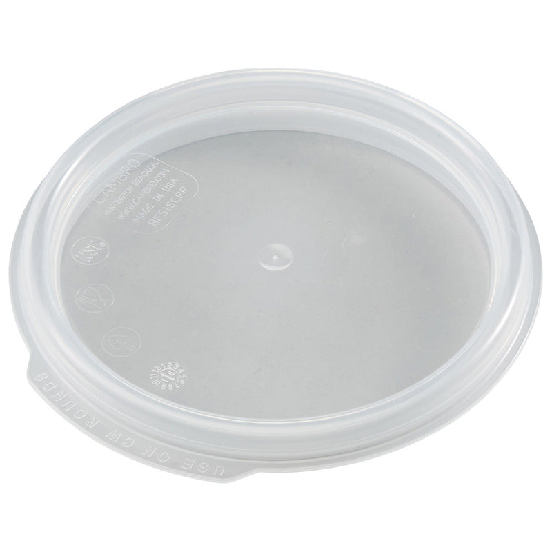 Cambro RFS1SCPP190 - Seal Cover - For 1 Qt. Camwear Rounds - Translucent