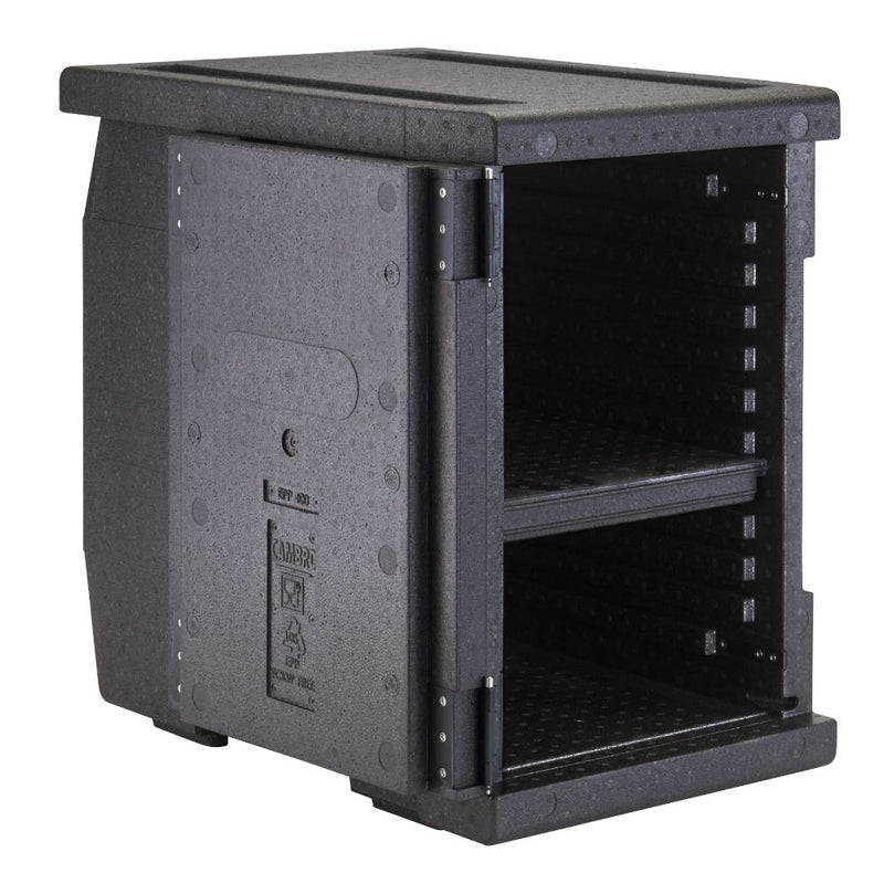 Cambro EPP400110 - Front Load Cam GoBox - (4) Full-Size x 4"D Pans - Black