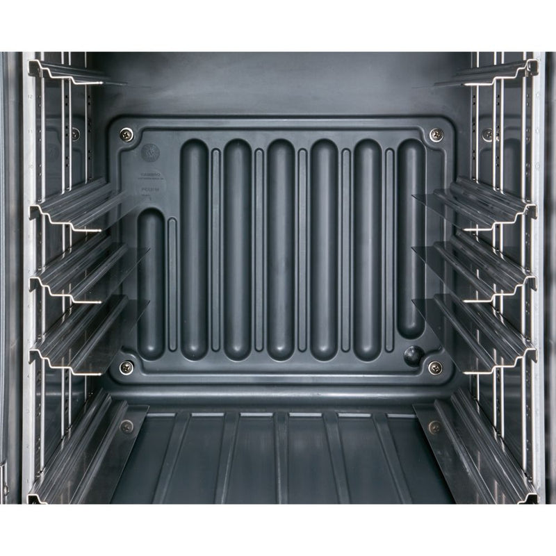 Cambro PCUPP615 - 66"H Pro Cart Ultra - (2) Passive Food Cabinets - Charcoal Gray
