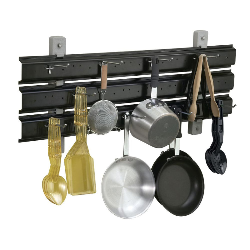 Cambro CSWS36EK110 - 36" Shelf Extender - Utensil Hanger - Black
