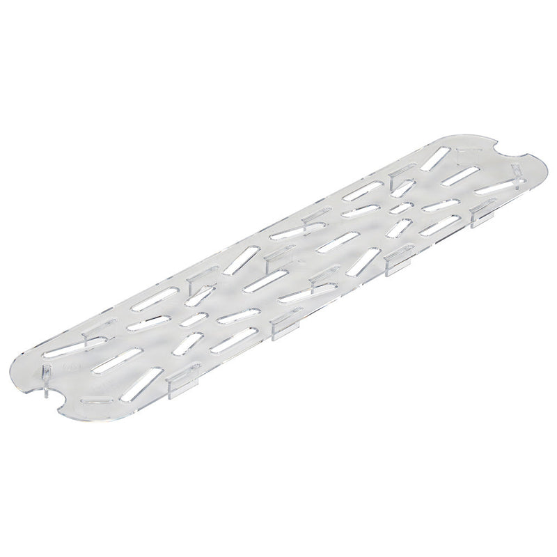 Cambro 20LPCWD135 - Camwear Drain Shelf - Half-Size Long - Clear