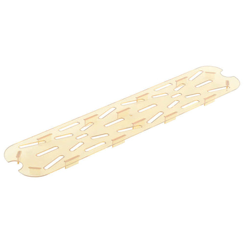 Cambro 20LPHPD150 - High Heat Drain Shelf - Half-Size Long - Amber