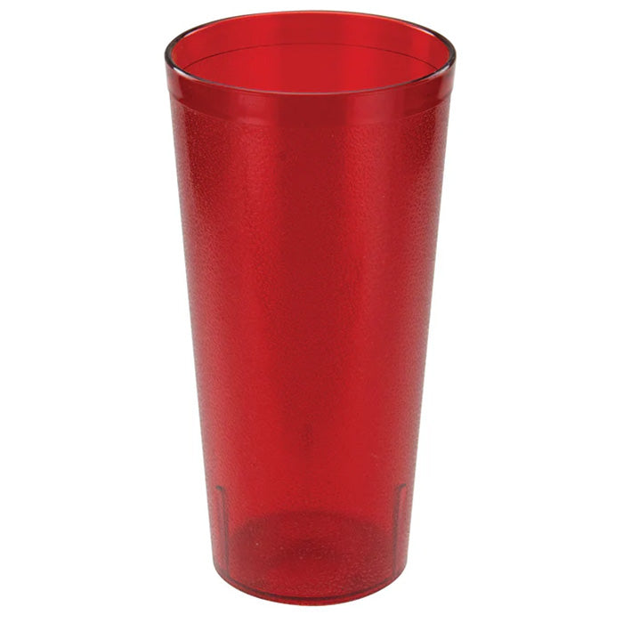 Winco PTP-20R - 20 Oz. Plastic Tumbler - Pebbled - Choose Color