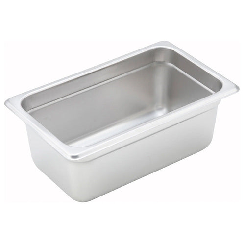 ZESCO SPJH-404 - Steam Table Pan - Quarter-Size - 4" Deep