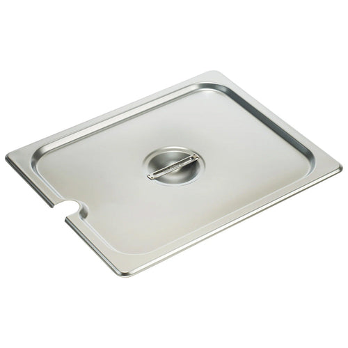 ZESCO SPCH - Steam Table Pan Cover - Notched - Half-Size