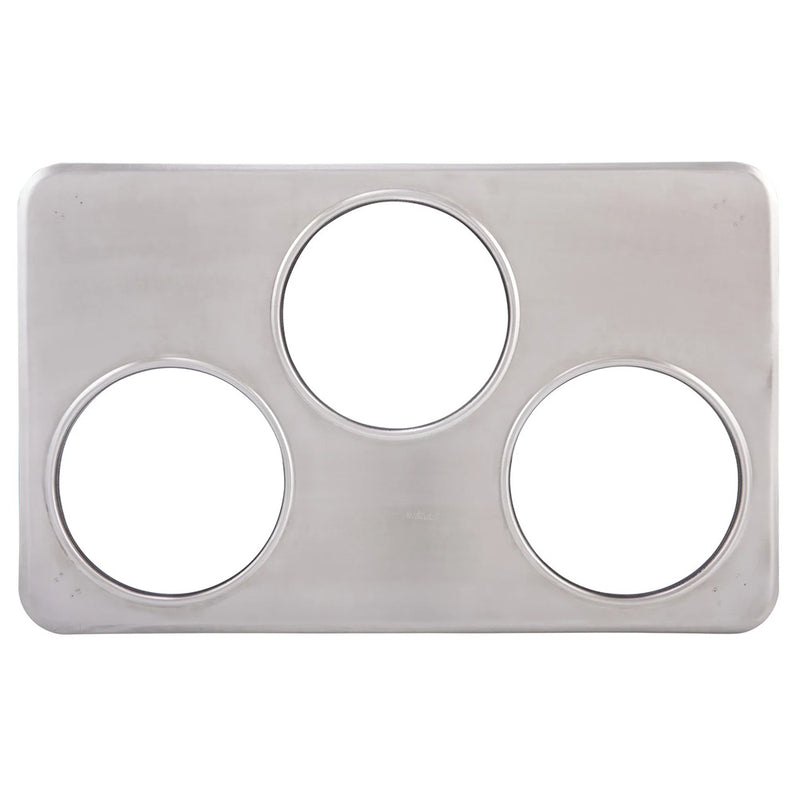 Winco ADP-666 - Adapter Plate - Full Size Opening - (3) Holes