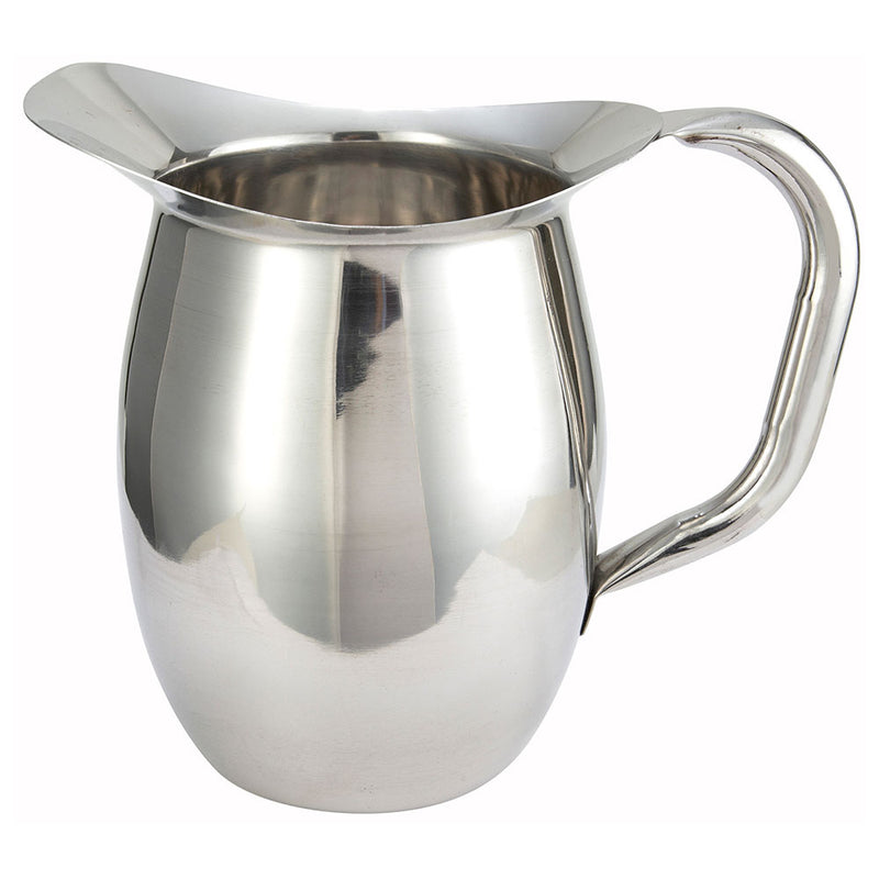 Winco WPB-2 - Jarra de agua acampanada de 2 1/8 cuartos de galón - 4" de diámetro