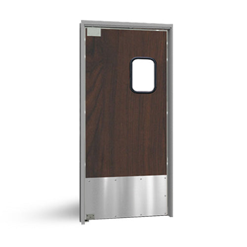 Puertas Eliason SCP-8-36SNGL-DR - Puerta batiente de tráfico simple de 91 cm de ancho - Núcleo de madera con acabado laminado