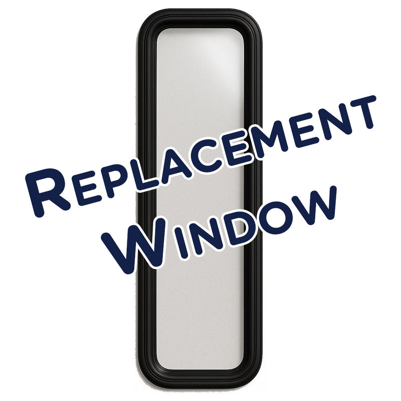 Eliason Doors ADA WINDOW - Swing Door Upgrade - 9"W x 30"H Window - Clear Acrylic