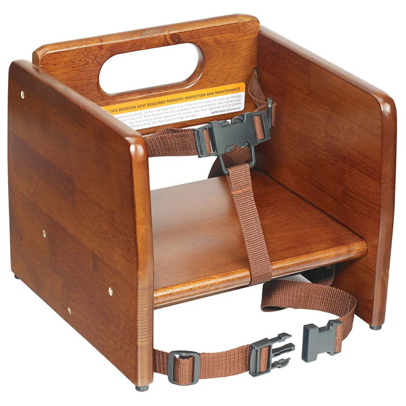 Winco CHB-701 - Wooden Booster Seat - Stackable - Choose Finish