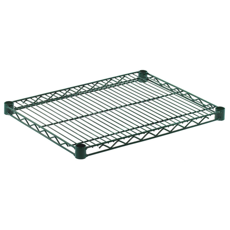 ZESCO J1824K - Wire Shelf - Green Epoxy - 18" Deep x 24" Long