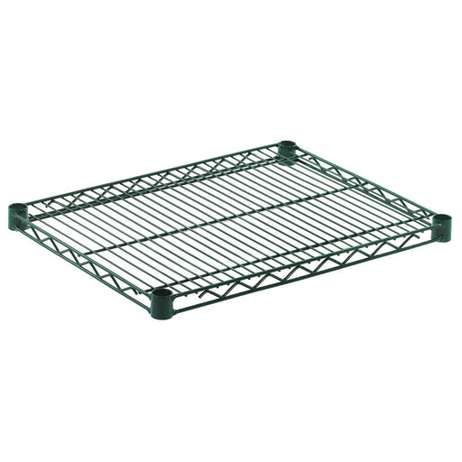 ZESCO J1824K - Wire Shelf - Green Epoxy - 18" Deep x 24" Long
