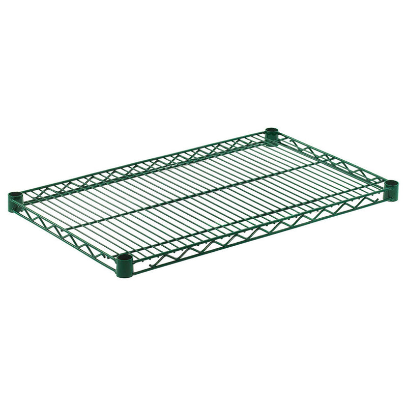 ZESCO J1830K - Wire Shelf - Green Epoxy - 18" Deep x 30" Long