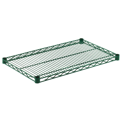 ZESCO J1830K - Wire Shelf - Green Epoxy - 18" Deep x 30" Long