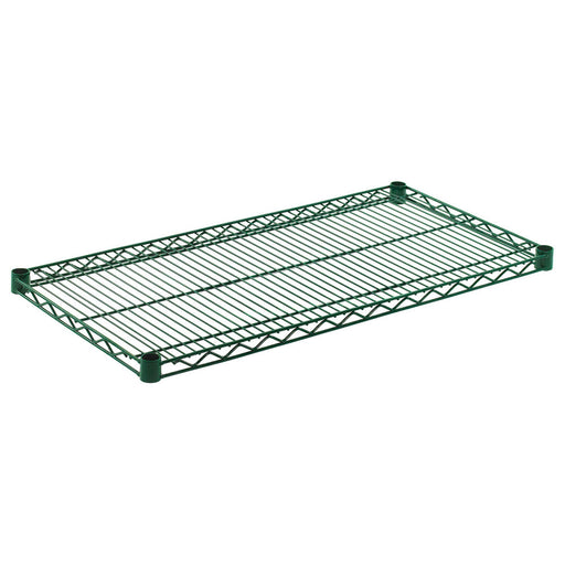 ZESCO J1836K - Wire Shelf - Green Epoxy - 18" Deep x 36" Long