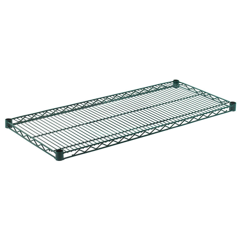 ZESCO J1842K - Wire Shelf - Green Epoxy - 18" Deep x 42" Long