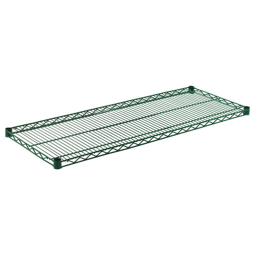 ZESCO J1848K - Wire Shelf - Green Epoxy - 18" Deep x 48" Long