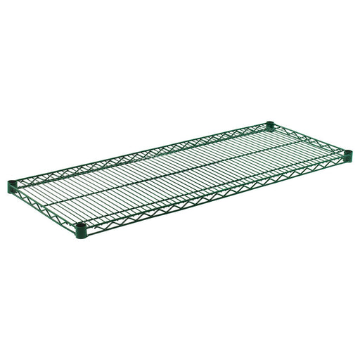 ZESCO J1848K - Wire Shelf - Green Epoxy - 18" Deep x 48" Long