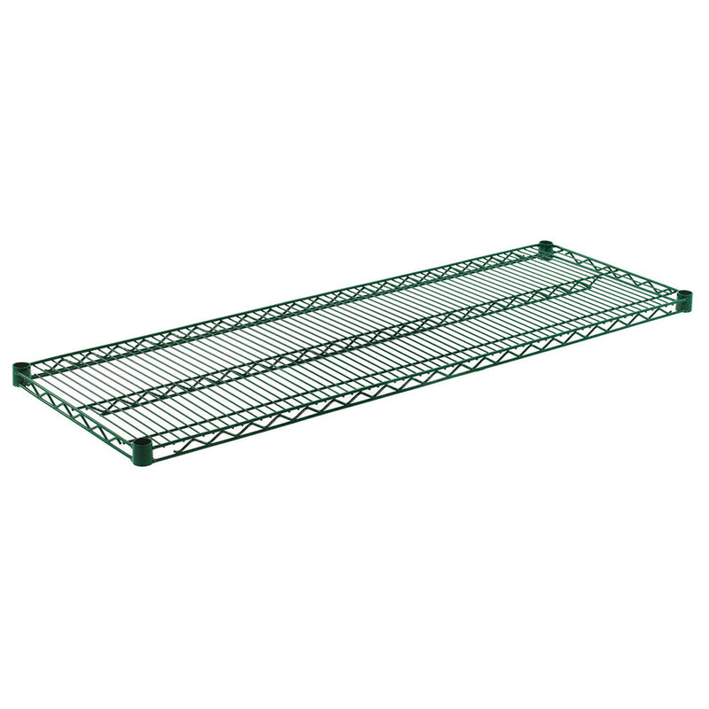 ZESCO J1860K - Wire Shelf - Green Epoxy - 18" Deep x 60" Long