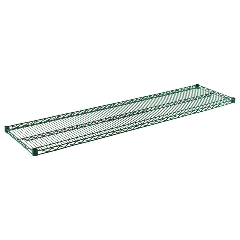 ZESCO J1872K - Wire Shelf - Green Epoxy - 18" Deep x 72" Long