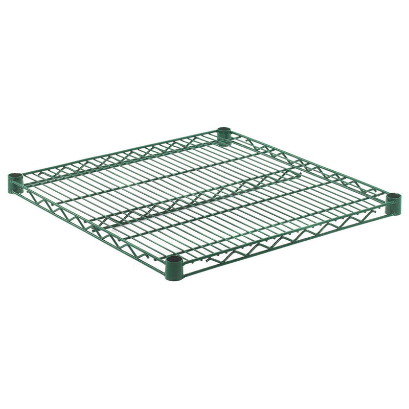 ZESCO J2424K - Wire Shelf - Green Epoxy - 24" Deep x 24" Long