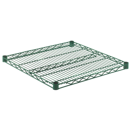 ZESCO J2424K - Wire Shelf - Green Epoxy - 24" Deep x 24" Long