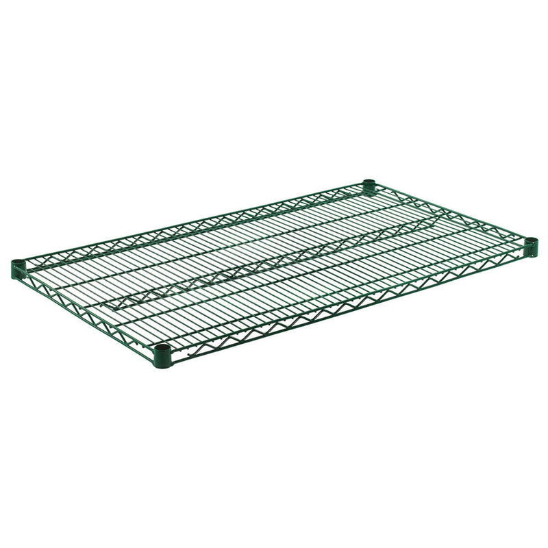 ZESCO J2442K - Wire Shelf - Green Epoxy - 24" Deep x 42" Long
