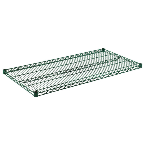 ZESCO J2448K - Wire Shelf - Green Epoxy - 24" Deep x 48" Long