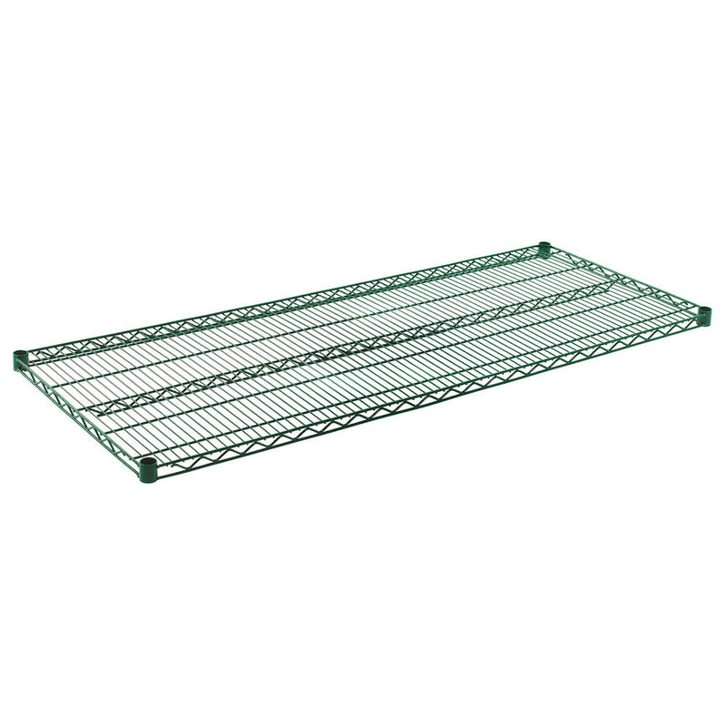 ZESCO J2460K - Wire Shelf - Green Epoxy - 24" Deep x 60" Long