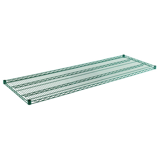 ZESCO J2472K - Wire Shelf - Green Epoxy - 24" Deep x 72" Long