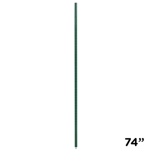 ZESCO J74K - 74"H  Shelving Post - Green Epoxy - Round