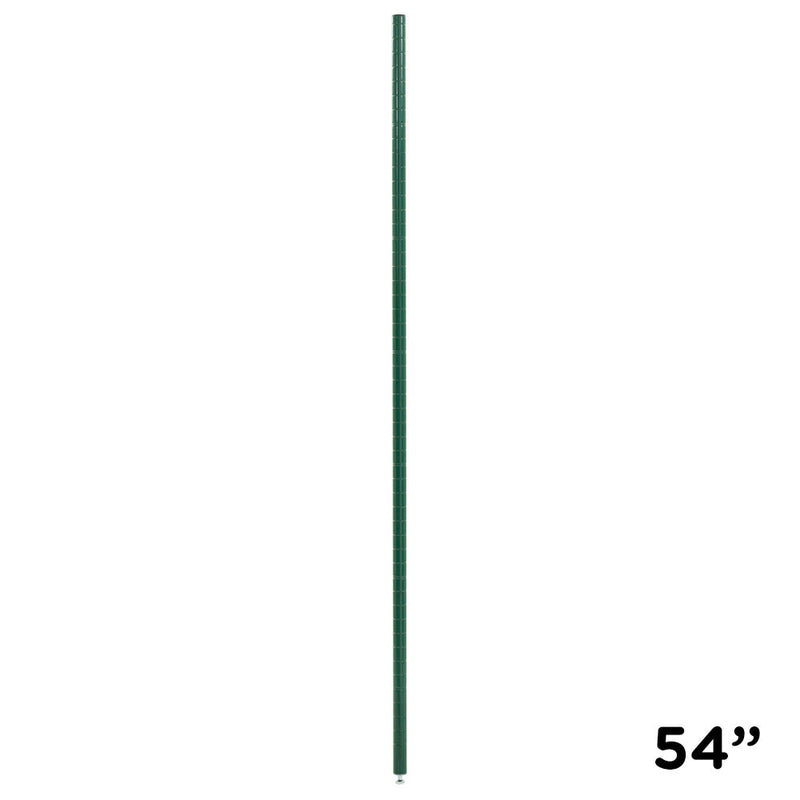 ZESCO J54K - 54"H  Shelving Post - Green Epoxy - Round