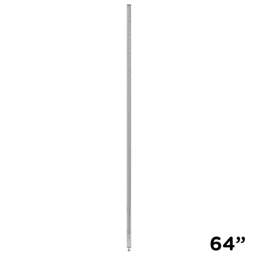 ZESCO J63C - 64"H  Shelving Post - Chrome - Round