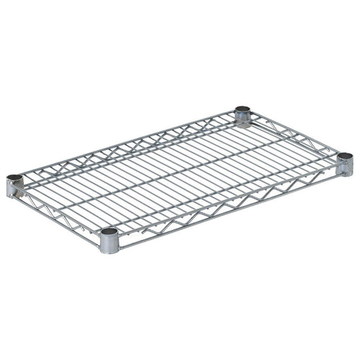 ZESCO J1424C - Wire Shelf - Chrome - 14" Deep x 24" Long