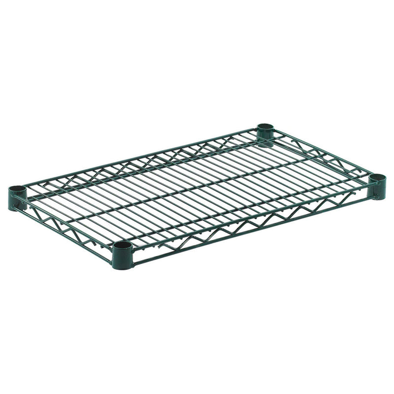 ZESCO J1424K - Wire Shelf - Green Epoxy - 14" Deep x 24" Long