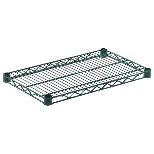 ZESCO J1424K - Wire Shelf - Green Epoxy - 14" Deep x 24" Long