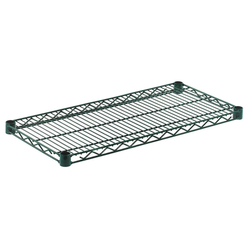 ZESCO J1430K - Wire Shelf - Green Epoxy - 14" Deep x 30" Long