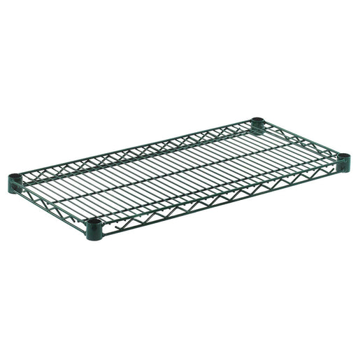 ZESCO J1430K - Wire Shelf - Green Epoxy - 14" Deep x 30" Long