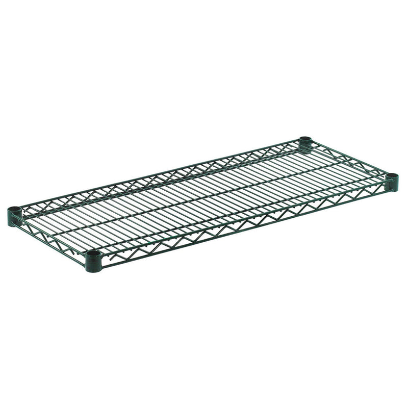 ZESCO J1436K - Wire Shelf - Green Epoxy - 14" Deep x 36" Long